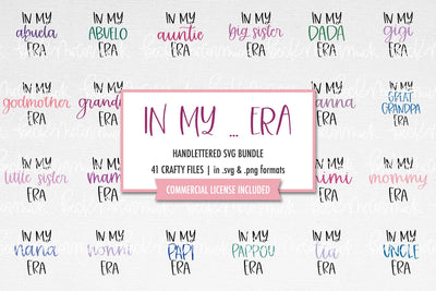 The In My ... Era Family SVG Bundle SVG Beck McCormick 
