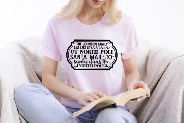 The johnson family salt lake city ut north pole santa mail to santa claus the north pole SVG Angelina750 