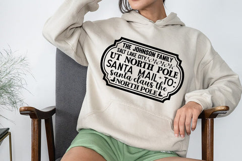 The johnson family salt lake city ut north pole santa mail to santa claus the north pole SVG Angelina750 