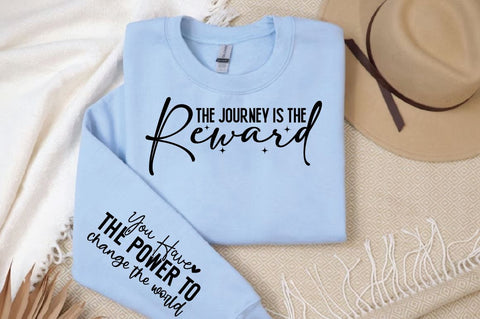 The journey is the reward Sleeve SVG Design SVG Designangry 