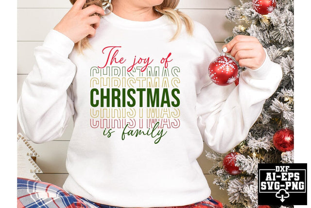 The Joy Of Christmas Is Family Svg Cut Files Creative Art SVG CraftlabSvg55 