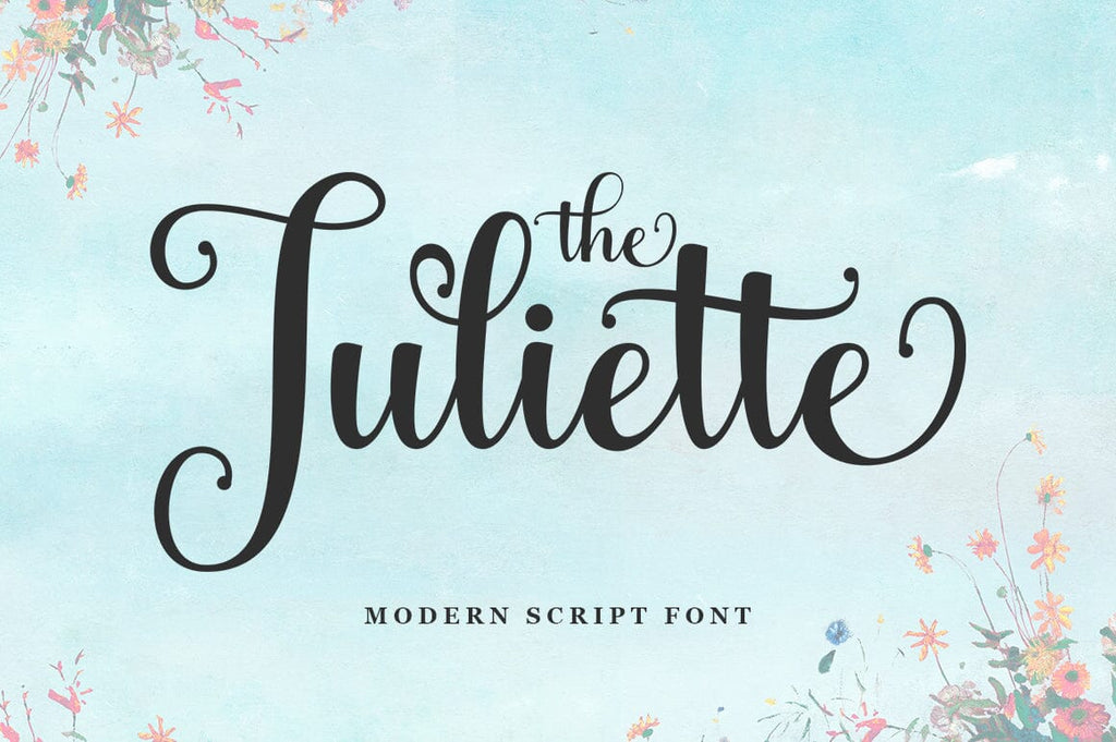 Juliette Script The Juliette Script - So Fontsy