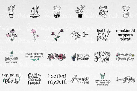 The Just Plant Things SVG Bundle SVG Beck McCormick 