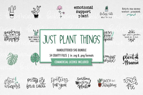 The Just Plant Things SVG Bundle SVG Beck McCormick 