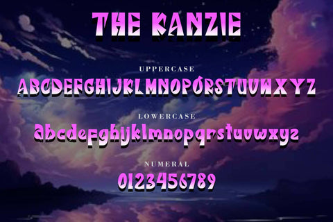 The Kanzie Font Prasetya Letter 