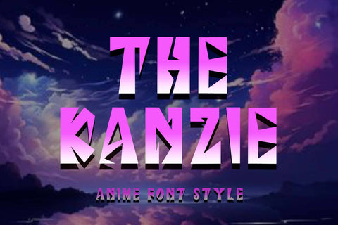 The Kanzie Font Prasetya Letter 
