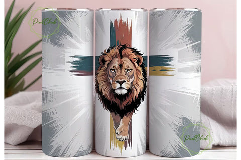 The King Is Coming 20oz Tumbler Wrap Sublimation PixelChick 