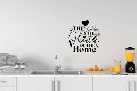 The kitchen is the heart of the home SVG Design SVG Designangry 
