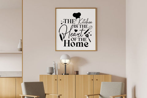 The kitchen is the heart of the home SVG Design SVG Designangry 