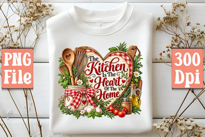 The Kitchen Is the Heart PNG Sublimation Craftlabsvg24 