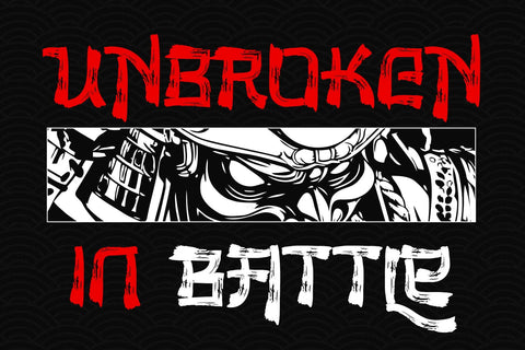 The Last Shuriken - Rough Version Font Arterfak Project 