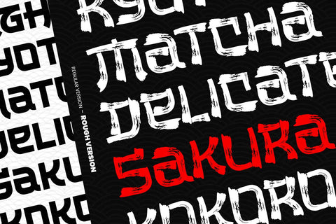 The Last Shuriken - Rough Version Font Arterfak Project 