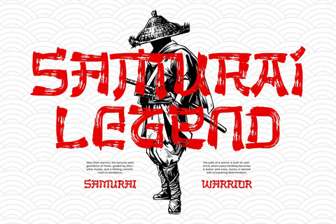 The Last Shuriken - Rough Version Font Arterfak Project 