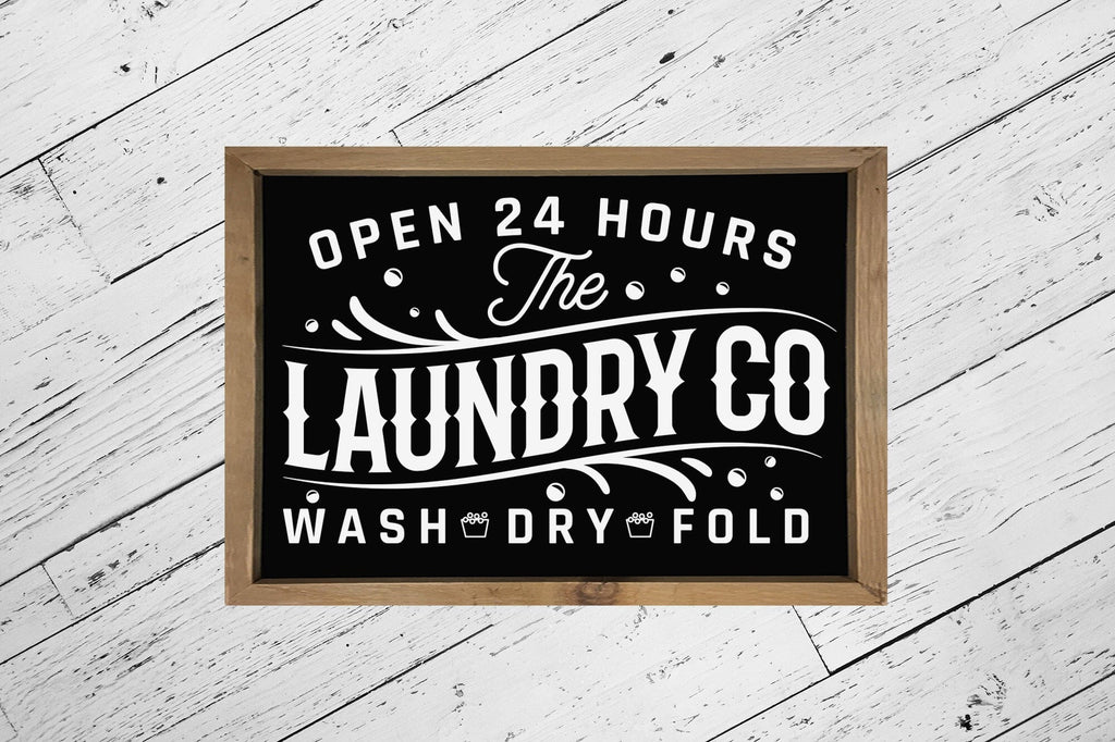 The Laundry Co, Laundry Room Sayings SVG - So Fontsy