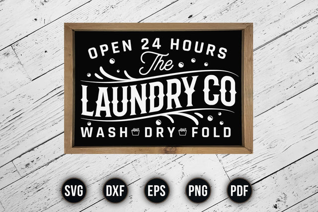 The Laundry Co, Laundry Room Sayings SVG SVG CraftLabSVG 