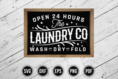 The Laundry Co, Laundry Room Sayings SVG SVG CraftLabSVG 