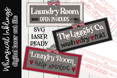 The Laundry Room SVG Set SVG Whimsical Inklings 