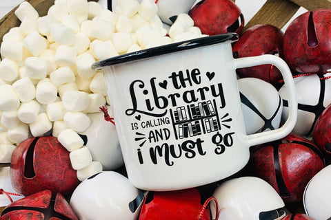 The Library is Calling and I Must Go, Reading Book Lover SVG SVG CraftLabSVG 