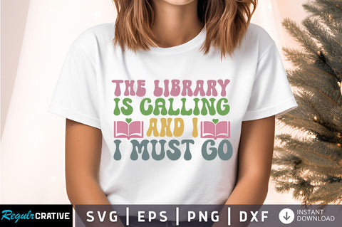 The library is calling and Svg Design SVG Regulrcrative 