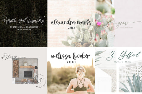 The Logo and Branding Font Bundle Font Beck McCormick 