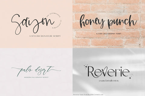 The Logo and Branding Font Bundle Font Beck McCormick 