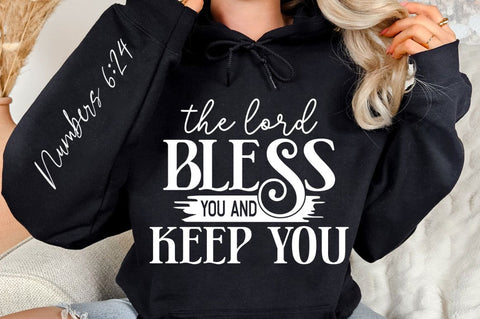 The Lord Bless You And Keep Sleeve SVG Design SVG Regulrcrative 
