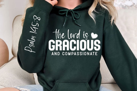 The Lord Is Gracious And Sleeve SVG Design SVG Regulrcrative 