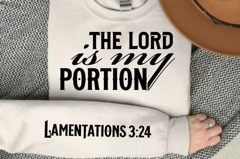 The Lord Is My Portion SVG Design SVG Regulrcrative 