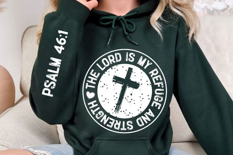 The Lord Is My Refuge Sleeve SVG Design SVG Regulrcrative 
