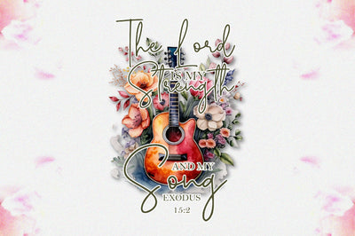 The Lord Is My Strength And My Song Exodus 15:2 Sublimation Sublimation Jagonath Roy 