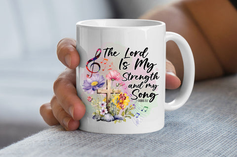 The Lord Is My Strength Sublimation Design Sublimation Regulrcrative 