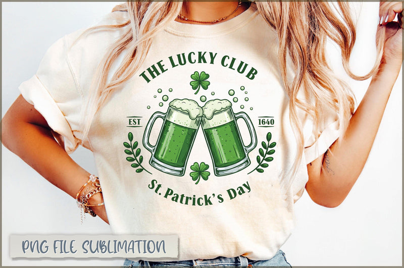 The Lucky Club est 1640 St Patrick's Day Sublimation Shetara Begum 