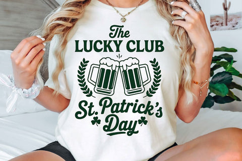 The Lucky Club PNG, St Patrick's Day Sublimation Design Sublimation Regulrcrative 