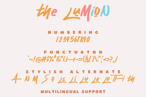 The Lumion – A Stylish Brush Font Font Dm Letter Studio 