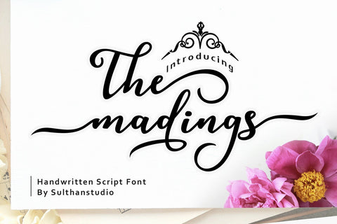 The madings Font Sulthan studio 
