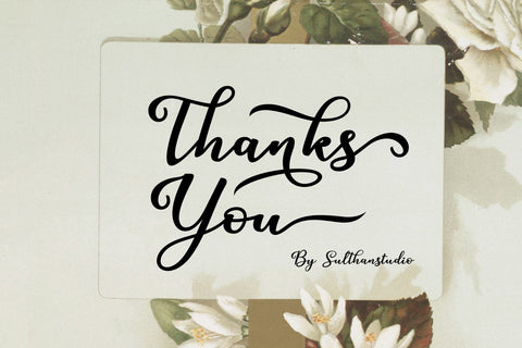 The madings Font Sulthan studio 