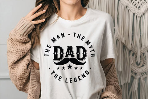 The Man The Myth Dad The Legend SVG Angelina750 