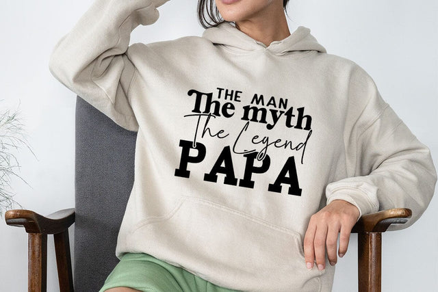 The Man The Myth The Legend PAPA SVG Angelina750 