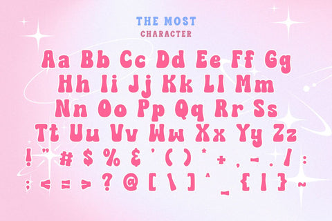 The Most Beautiful - Cute Duo Font Font Masyafi Studio 