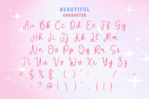 The Most Beautiful - Cute Duo Font Font Masyafi Studio 