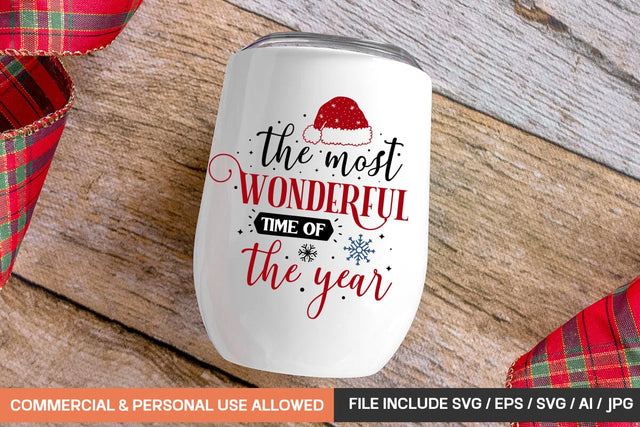 The Most Wonderful Time Of The Year Svg Design SVG designmaster24 