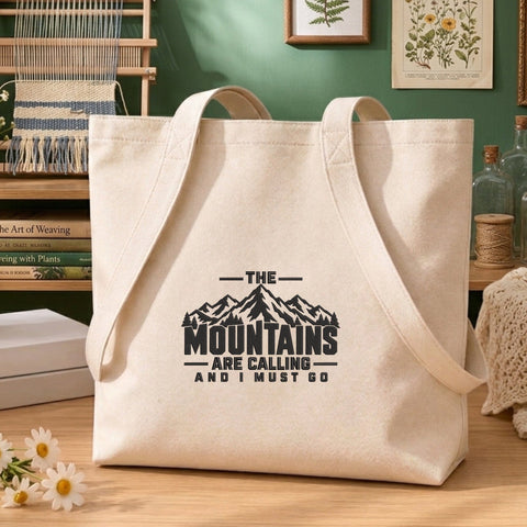 The Mountains Are Calling Embroidery Design – And I Must Go Mountain Hiking Adventure Machine Embroidery File Embroidery/Applique DESIGNS PatternFeed8 