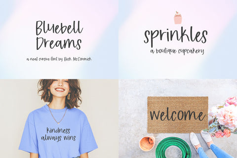 The Neat Handwriting Font Mini Bundle Font Beck McCormick 