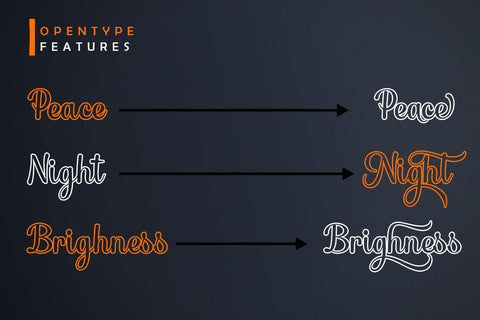 The NIghtfall Outline Font Muhajir 