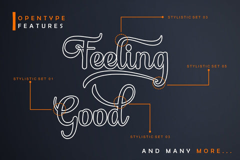 The NIghtfall Outline Font Muhajir 