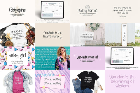 The Note Taking Font Bundle Font Beck McCormick 