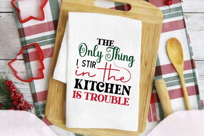 The only thing i stir in the kitchen is trouble SVG Angelina750 