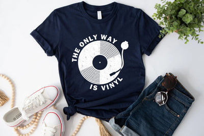 The Only Way is Vinyl - Music Record Png Sublimation Karma Genie Graphics 
