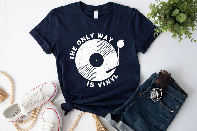 The Only Way is Vinyl - Music Record Png Sublimation Karma Genie Graphics 