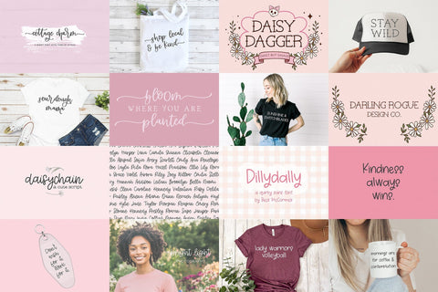 The Painted Banner Font Bundle Font Beck McCormick 
